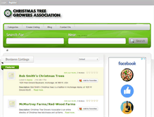 Tablet Screenshot of christmastreegrowers.org